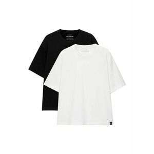 Pull&Bear Póló fekete / fehér kép