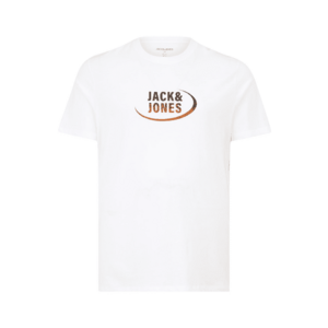 Jack & Jones Plus Póló 'GRADIENT' konyak / fekete / fehér kép
