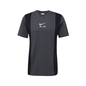 Nike Sportswear Póló 'AIR' mustár / sötétszürke / fekete / fehér kép
