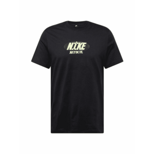 Nike Sportswear Póló pasztellsárga / világosszürke / fekete kép