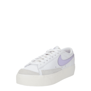 Nike Sportswear Rövid szárú sportcipők 'Blazer' világosszürke / levendula / fehér kép