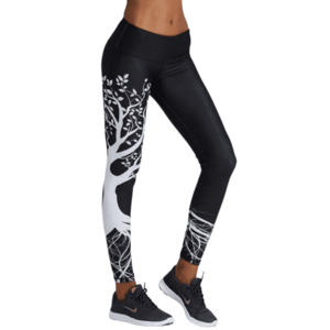 Tree Női Leggings-Fekete/S KP24823 kép