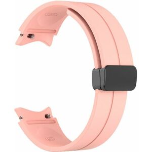 4wrist 4wrist Szilikon szíj fekete csattal Samsung Galaxy Watch 6/5/4-hoz - Pink kép