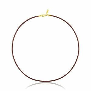 Tous Tous Barna bőr choker nyaklánc 1000044200 kép