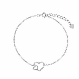 AGAIN Jewelry AGAIN Jewelry Gyengéd ezüst karkötő Infinity Love AJNR0022 kép