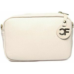 Carla Ferreri Carla Ferreri Női bőr crossbody kézitáska CF1906 Beige kép