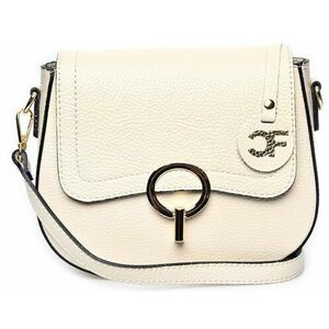 Carla Ferreri Carla Ferreri Női bőr crossbody kézitáska CF1885 Beige kép