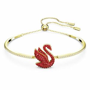 Swarovski Swarovski Bájos aranyozott hattyú karkötő Iconic Swan 5649774 kép