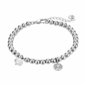 Marc Malone Marc Malone Acél gyöngy karkötő Layla Silver Bracelet MCB23015S kép