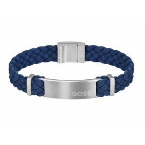 Hugo Boss Hugo Boss Divatos férfi velúr karkötő Dylan 1580609 19 cm kép