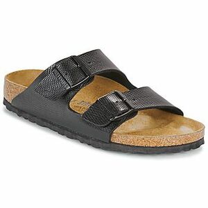 Papucsok Birkenstock Arizona BF Shiny Lizard Black kép