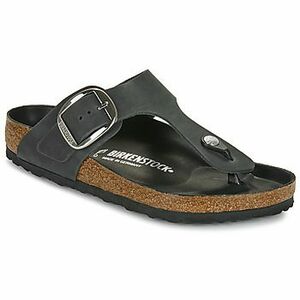 Lábujjközös papucsok Birkenstock Gizeh Big Buckle LEOI Black HEX kép