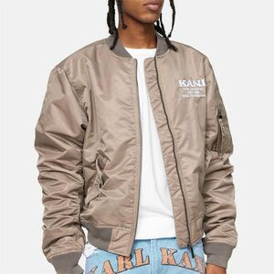 Karl Kani Chest Retro Bomber Jacket military green kép