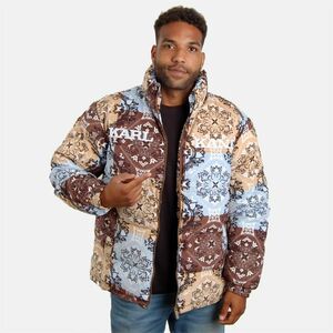 Téli kabát Karl Kani Retro Paisley Corduroy Puffer Jacket lt. blue/multicolor kép