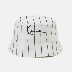 Karl Kani Signature Pinstripe Bucket Hat white kép