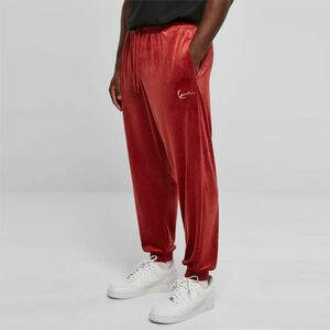 Karl Kani Small Signature Velvet Pants wine red kép