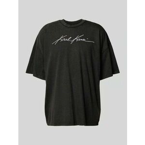 Karl Kani T-shirt Autograph Washed Boxy Tee black kép