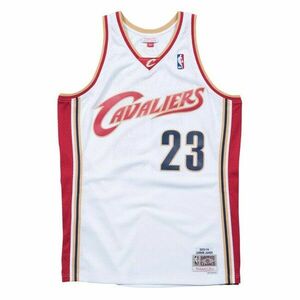 Mitchell & Ness Cleveland Cavaliers #23 LeBron James Swingman Jersey white/red kép