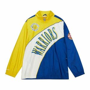 Mitchell & Ness Golden State Warriors Arched Retro Lined Windbreaker multi/white kép