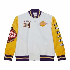 Mitchell & Ness Los Angeles Lakers #34 Shaquille O'Neal Player Burst Warm Up Jacket multi/white kép