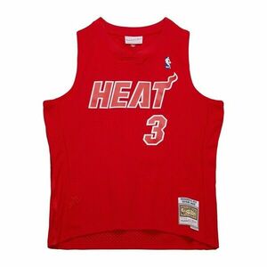 Mitchell & Ness Miami Heat #3 Dwyane Wade Swingman Jersey scarlet kép