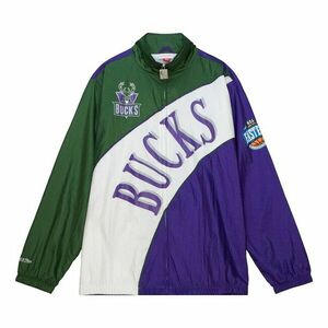 Mitchell & Ness Milwaukee Bucks Arched Retro Lined Windbreaker multi/white kép