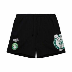 Mitchell & Ness shorts Boston Celtics Postgame Fleece Shorts Vintage Logo black kép