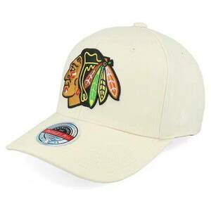 Mitchell & Ness snapback Chicago Blackhawks Khaki Classic Red khaki kép