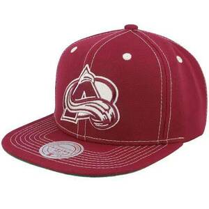 Mitchell & Ness snapback Colorado Avalanche Contrast Natural Snapback maroon kép