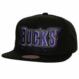 Mitchell & Ness snapback Milwaukee Bucks Big Face 7.0 Snapback black kép