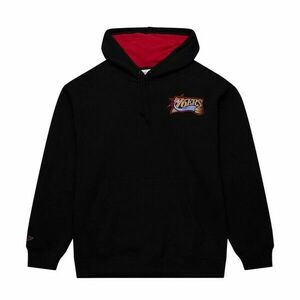 Mitchell & Ness sweatshirt Premium N&N Player Fleece Vintage Logo Philadelphia 76ers black kép