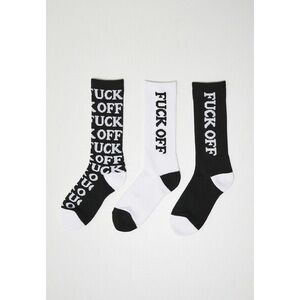 Mr. Tee Fuck OFF Allover 3 - Pack black/white kép