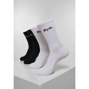 Mr. Tee HI - Bye Socks 4-Pack black/white kép