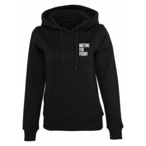 Mr. Tee Ladies Waiting For Friday Hoody black kép