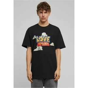 Mr. Tee Love Story Heavy Oversize Tee black kép