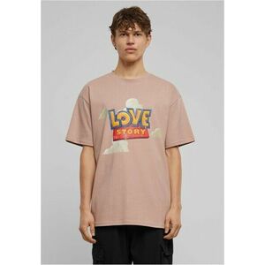 Mr. Tee Love Story Heavy Oversize Tee duskrose kép