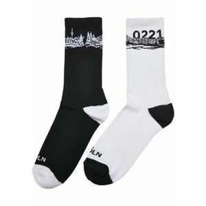 Mr. Tee Major City 0221 Socks 2-Pack black/white kép