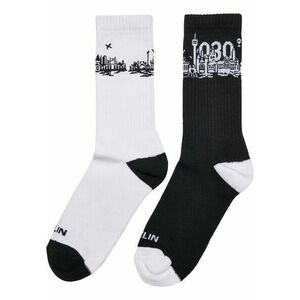 Mr. Tee Major City 030 Socks 2-Pack black/white kép