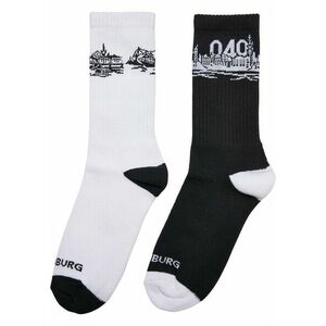 Mr. Tee Major City 040 Socks 2-Pack black/white kép