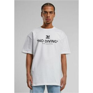 Mr. Tee No Diving Heavy Oversize Tee white kép