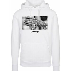 Mr. Tee Pray 2.0 Hoody white kép