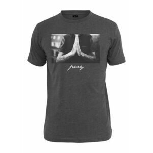 Mr. Tee Pray Tee black charcoal kép