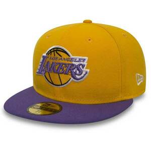 Sapkák New Era 59FIFTY NBA Basic Los Angeles Lakers Yellow Purple cap kép