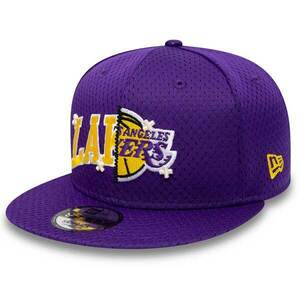 sapka New Era 9Fifty Half Stitch LA Lakers Purple Snapback Cap Snapback Cap kép