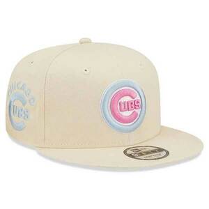 sapka New Era 9FIFTY MLB Pastel Patch Chicago Cubs Cream Beige snapback cap kép