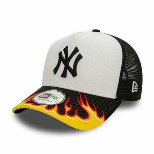 sapka New Era 9FORTY E-Frame MLB FLAME Trucker Cap Black White kép