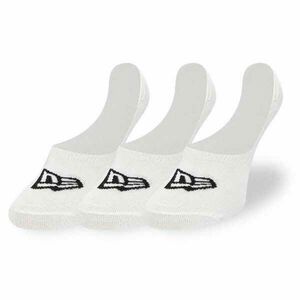 Zokni New Era Flag Invisible 3pack socks White Unisex kép