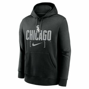 Nike Sweatshirt Men's MLB Club Slack Fleece Hood Chicago White Sox black kép