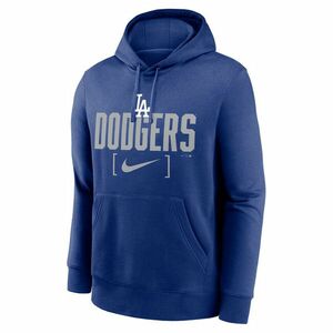 Nike Sweatshirt Men's MLB Club Slack Fleece Hood Los Angeles Dodgers rush blue kép