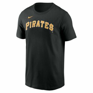 Nike T-shirt Men's Fuse Wordmark Cotton Tee Pittsburgh Pirates black kép